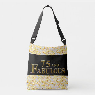 75th Birthday Crossbody Bag