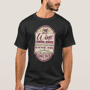 75th Birthday I Label Wine Decanter I Wine Removal T-Shirt