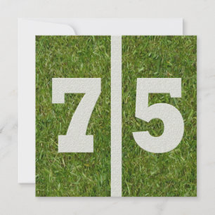 75th Birthday Invitation