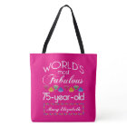 75th Birthday Most Fabulous Colourful Gems Pink