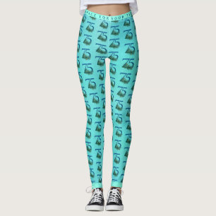 75th Birthday or Anniversary Peacock Pattern Leggings