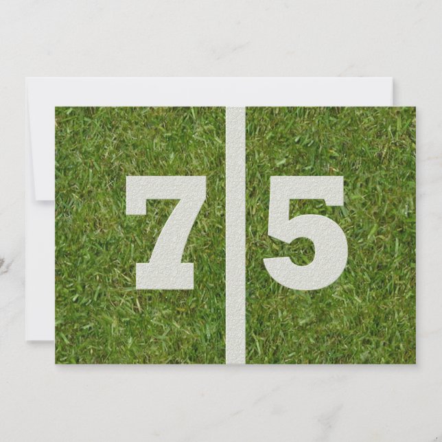 75th Birthday Party! Invitation (Front)