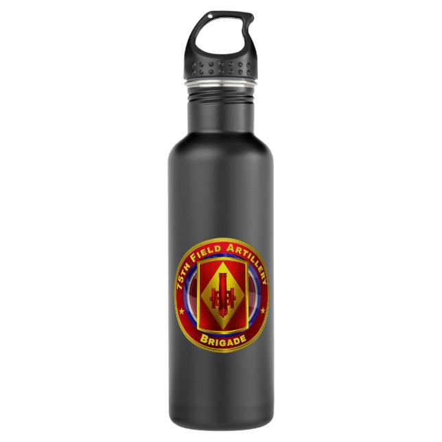 75th Field Artillery Brigade “Taut Lanyards” 710 Ml Water Bottle (Front)