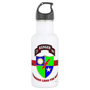 75TH RANGER BATTALION "ARMY RANGERS" 532 ML WATER BOTTLE