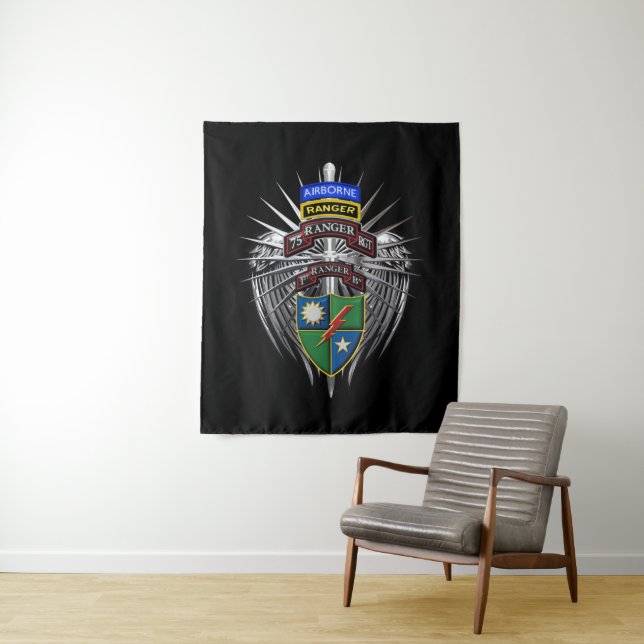 75th Ranger Regiment 1st Battalion (1st Bat) Tapestry (In Situ)