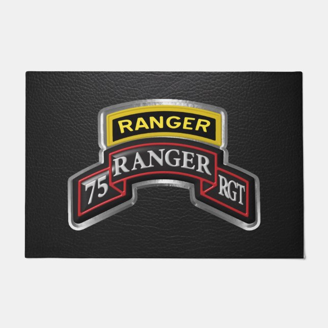 75th Ranger Regiment Airborne Ranger Doormat (Front)