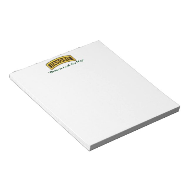 75th Ranger Regiment Airborne Rangers Veterans Notepad (Angled)