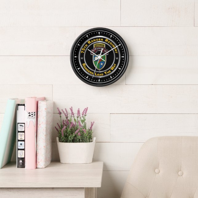 75th Ranger Regiment Clock (Reading Room)