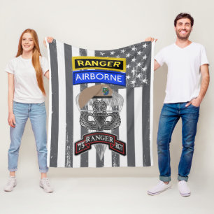 75th Ranger Regiment Fleece Blanket