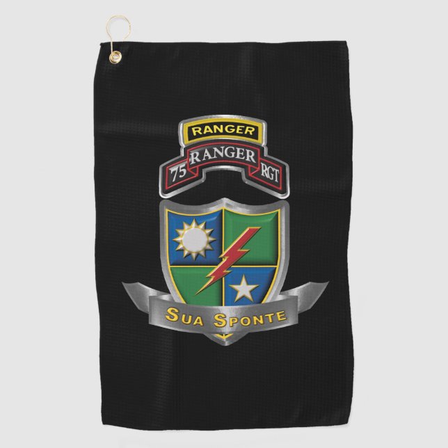 75th Ranger Regiment  Golf Towel (Front)