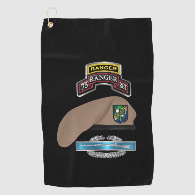75th Ranger Regiment  Golf Towel (Front)