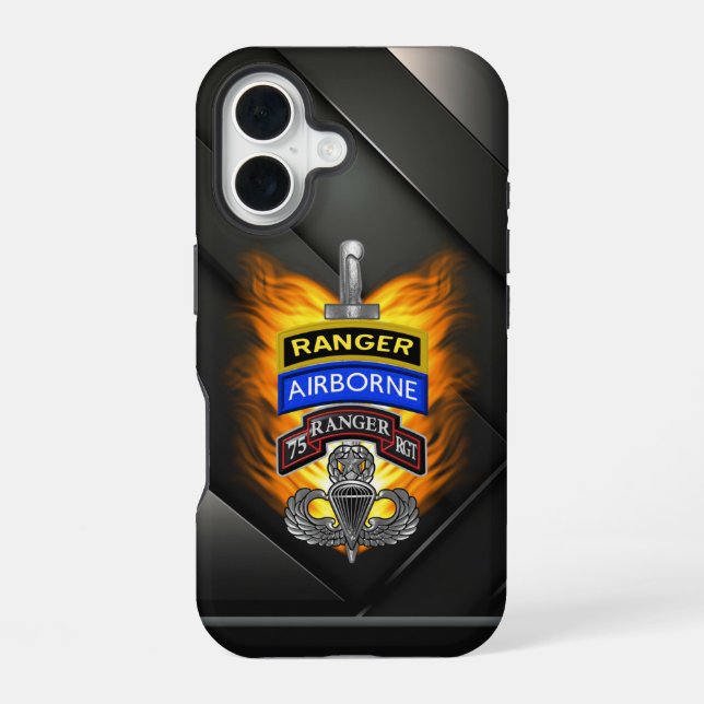 75th Ranger Regiment  iPhone 16 Case (Back)