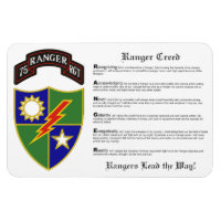 75th Ranger Regiment Magnet 4x6