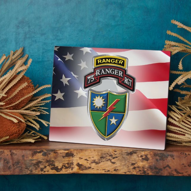 75th Ranger Regiment   Plaque (Side)