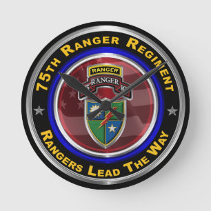 75th Ranger Regiment “Rangers Lead The Way” Round Clock