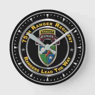75th Ranger Regiment Round Clock