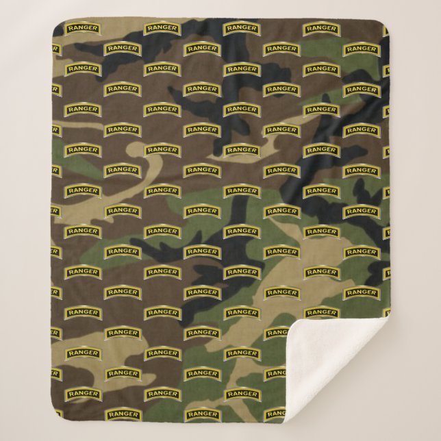  75th Ranger Regiment Sherpa Blanket (Front)