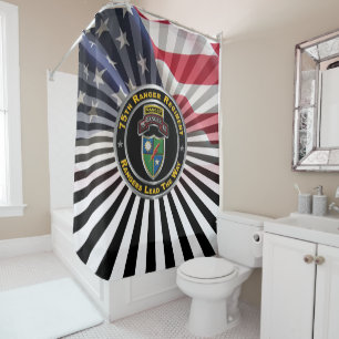 75th Ranger Regiment  Shower Curtain