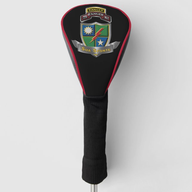 75th Ranger Regiment "Sua Sponte" Golf Head Cover (Front)
