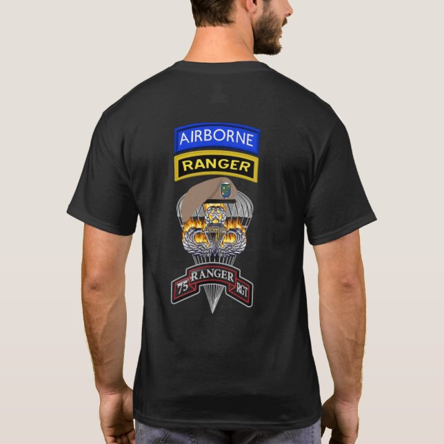 75th Ranger Regiment “Sua Sponte” T-Shirt (Back)