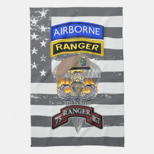 75th Ranger Regiment “Sua Sponte” Tea Towel