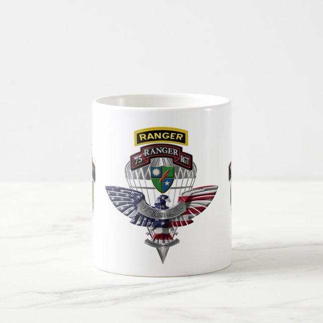 75th Ranger Regiment Veteran Coffee Mug (Center)