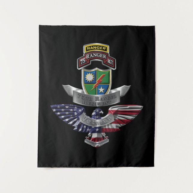 75th Ranger Regiment Veteran Tapestry (Front)