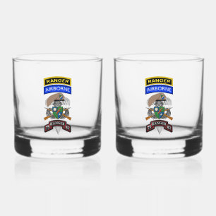 75th Ranger Regiment Whiskey Glass