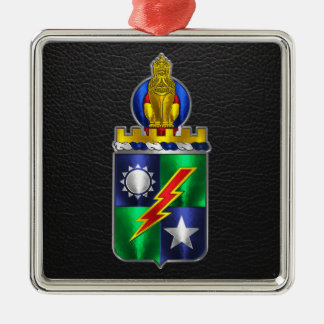 75th Ranger Regimental Crest Christmas Metal Ornament