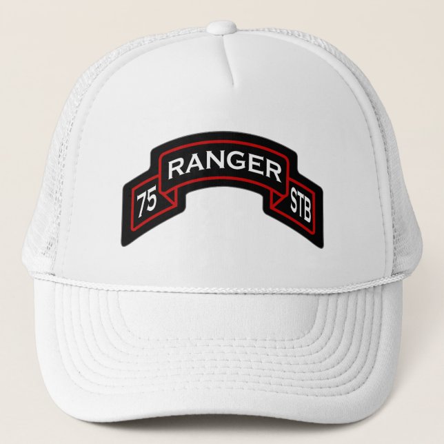 75th Ranger Rgt - Airborne - Special Troops scroll Trucker Hat (Front)
