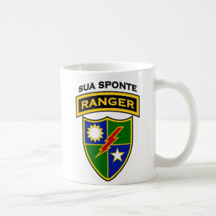 75th Ranger Rgt - scroll & flash Coffee Mug