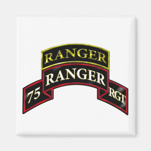 75th Ranger w/Tab Magnet