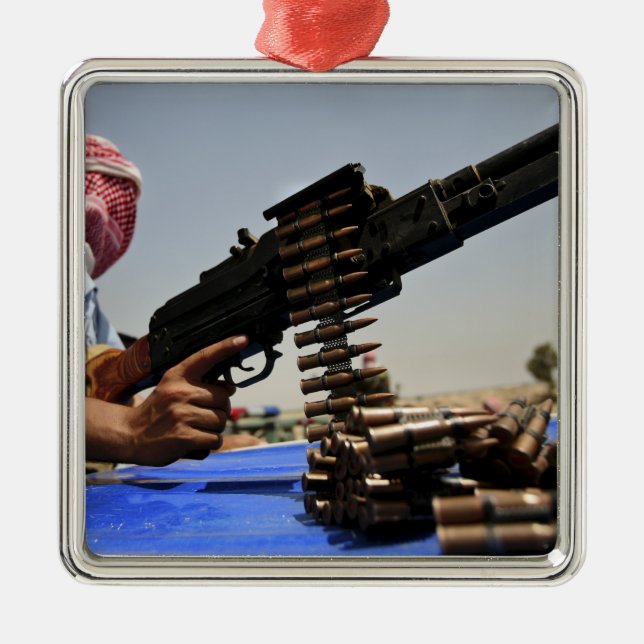 762 mm rounds lie on the truck metal ornament (Front)