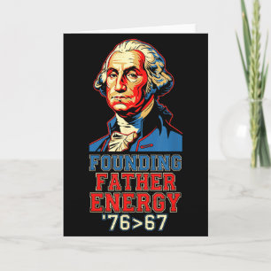 76 67 George Washington Founding Father History Fu Card