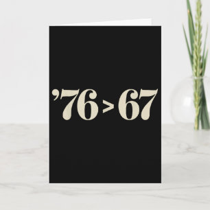 76 67 Self-evident - Make History Fun Original Card