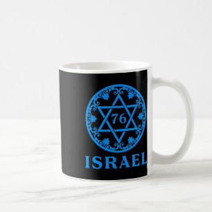 76 Birthday Israeli Yom Ha'atzmaut Independence Da Coffee Mug