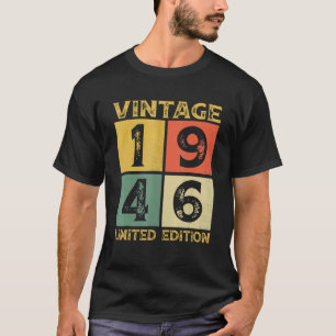 76 Year Old  Retro 1946  76th Birthday T-Shirt