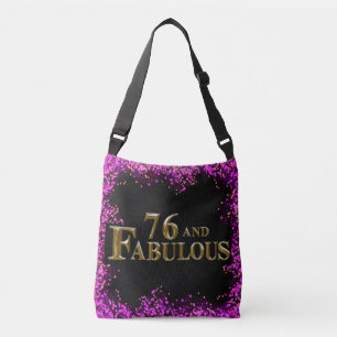 76th Birthday Crossbody Bag