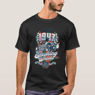 76th Birthday Vintage Classic Car 1947 Mens Womens T-Shirt