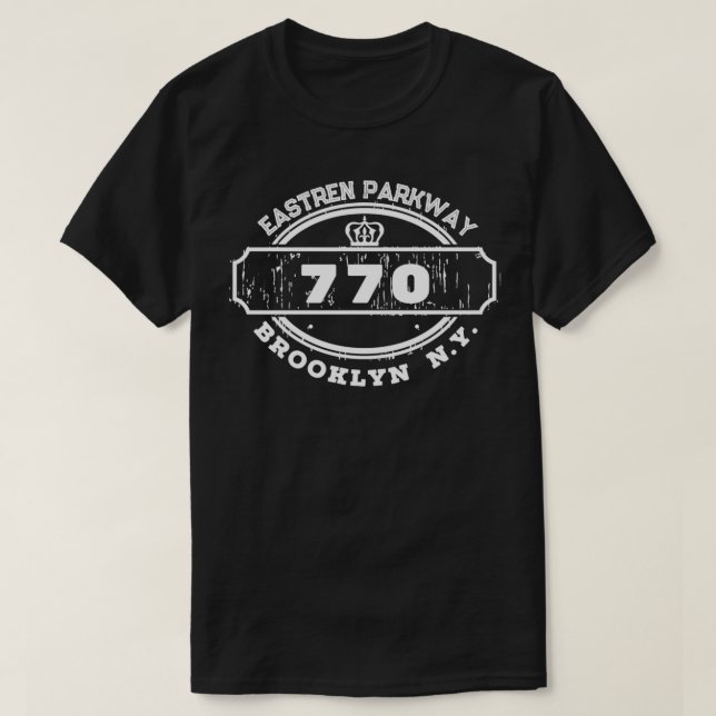 770 Eastern Pkwy Chabad Lubavitch Rebbe Brooklyn N T-Shirt (Design Front)