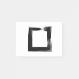 7758Grunge Frame Post-it Notes