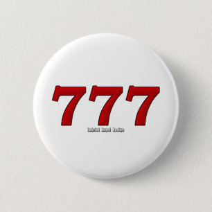 777 6 CM ROUND BADGE