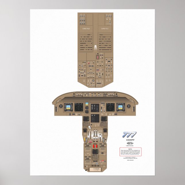 777 Cockpit Poster (Front)