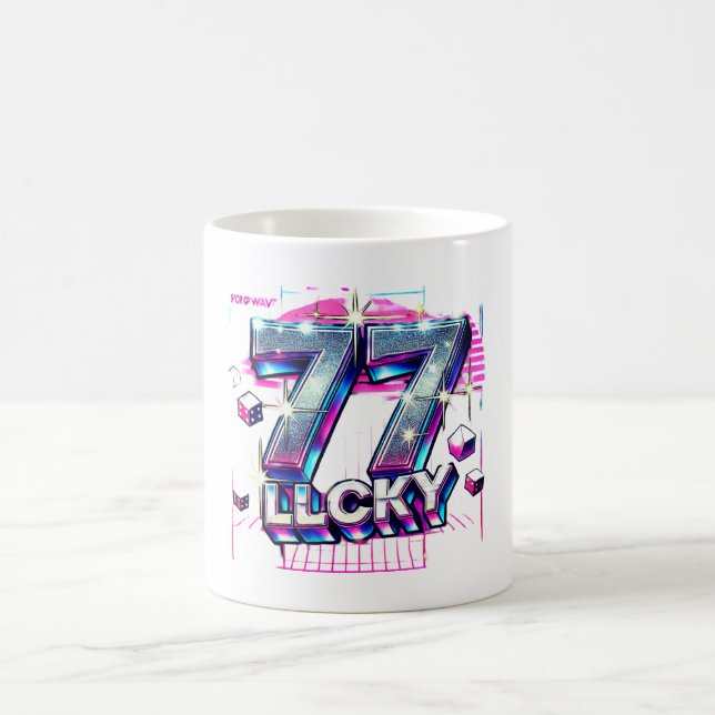 ''777 Lucky" Coffee Mug (Center)