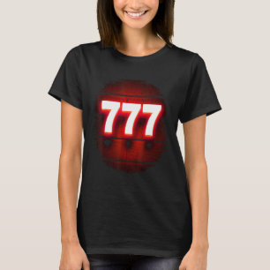 777 Lucky Slot Numbers Jackpot T-Shirt