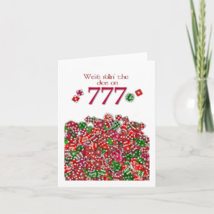 777 Special Date - Special Note Cards