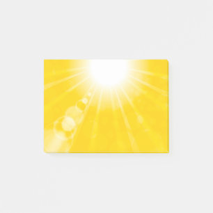 7781Sun Background Post-it Notes