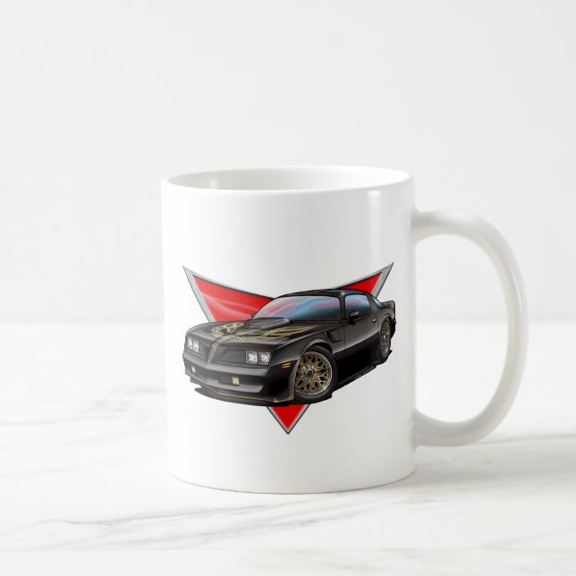 77-78 Black Firebird Coffee Mug (Right)