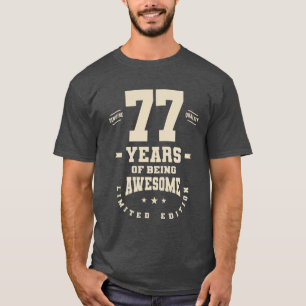 77 Years Old Inspiring - 77th Birthday T-Shirt