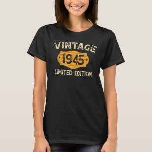 77 Years Old Vintage 1945 77th Birthday T-Shirt